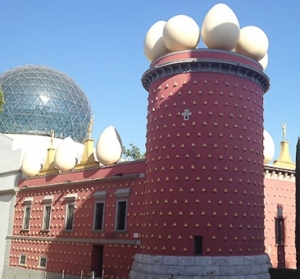 Msueo Dalí de Figueras con su cúpula reticulada